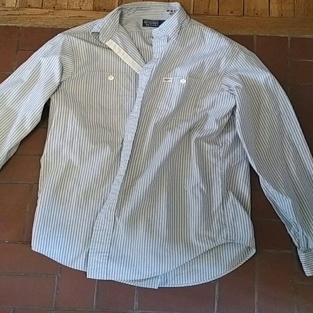 Polo brand striped button down
